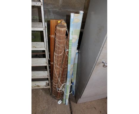 A quantity of various roller blinds 