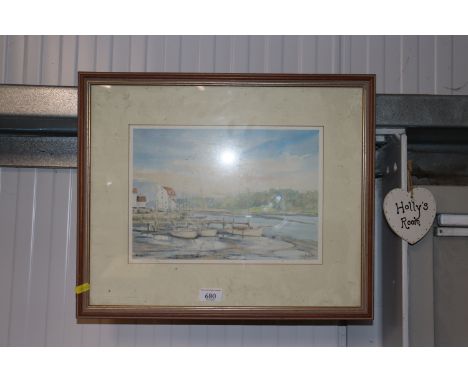 Judy Mattin, pencil signed print 'Study of The Tide Mill at Woodbridge'