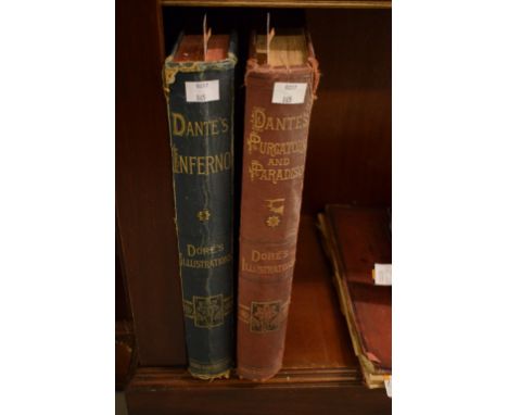 DANTE'S INFERNO & DANTE'S PURGATORIO AND PARADISO, by Dante Alighieri, The Vision of Hell translated by The Reverent Henry Fr