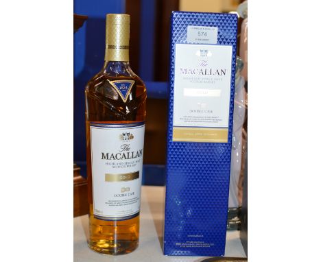 THE MACALLAN DOUBLE CASK GOLD HIGHLAND SINGLE MALT SCOTCH WHISKY WITH PRESENTATION BOX - 700ML, 40% VOL     