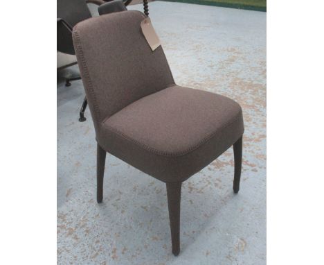 DESK CHAIR, by Maxalto, model Febo, in brown felt, original cost £1193, new, 48cm D x 50cm W x 82cm H. 