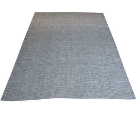 CALVIN KLEIN JUTE CARPET, 310cm x 240cm, contemporary charcoal woven field. 