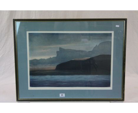 Tom Mackenzie - Signed Limited Edition Print of Brandon Point, Ireland, no. 27/75, 60cms x 41cms, framed and glazed