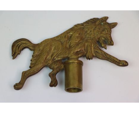 Vintage Scouts Brass Wolf Standard Top