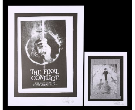 One transparency and 39 negatives of assorted elements of various poster concepts and graphics with two Feref Proof Prints fe