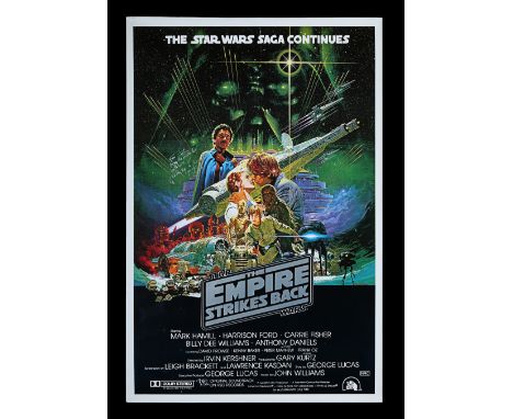 A beautiful Australian One-Sheet for "Star Wars: Episode V - The Empire Strikes Back" (1980) with Noriyoshi Ohrai artwork and