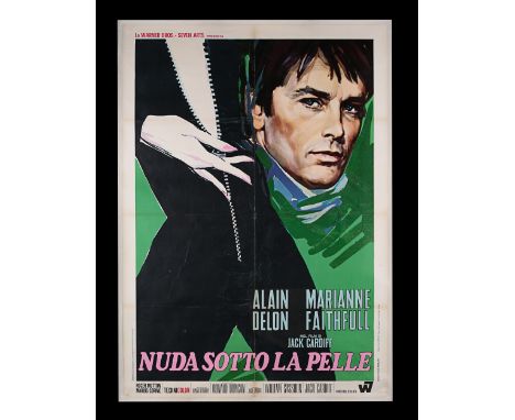 From the novel 'La Motocyclette' by Andre Pieyre de Mandiargues") starring Alain Delon, Marianne Faithfull. Both stars are fe