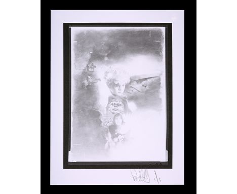 10 negatives of poster concept and graphics with a Feref Proof Print of one negative featuring Drew Struzan artwork.Unique Pr