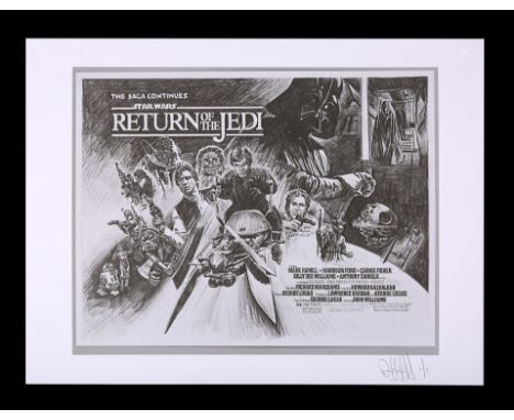 One negative and Feref Proof Print of poster concept featuring Josh Kirby artwork.Unique Proof Print created by Feref for the