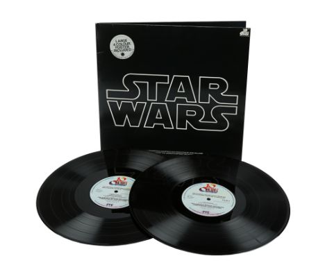 "Star Wars" (1977) UK 16-track double LP soundtrack (Reference #BTD541) composed and conducted by John Williams and performed