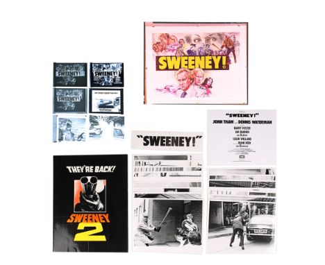 One transparency and four negatives of assorted elements of various poster concepts with a collection of negatives and 10"x8"