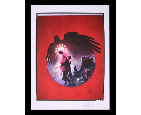 Seven transparencies with 17 negatives of assorted elements of three poster concepts and Feref Proof Print of one transparenc