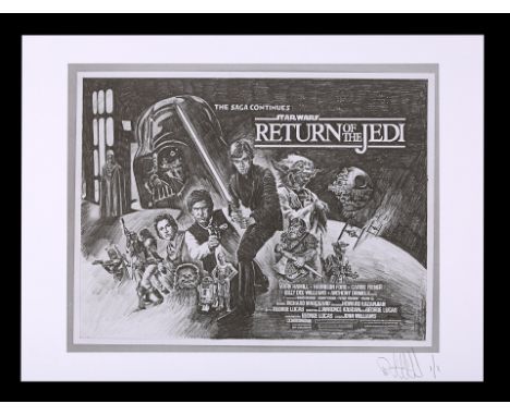 One negative and Feref Proof Print of poster concept featuring Josh Kirby artwork.Unique Proof Print created by Feref for the