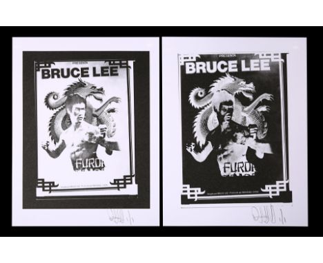 18 negatives of assorted elements of two poster concepts and two Feref Proof Prints of two negatives featuring René Ferracci 