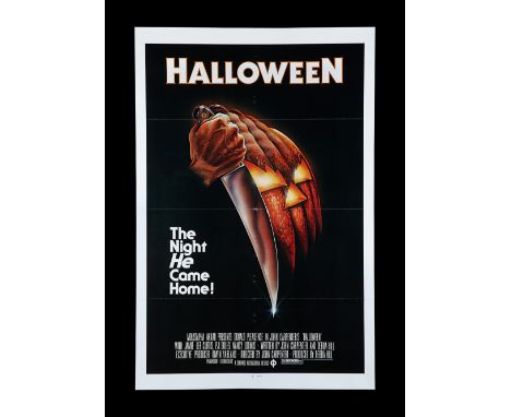 "The Night HE Came Home". Country of origin US One-Sheet for the definitive 'slasher' flick "Halloween". From first year of r