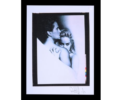 Nine transparencies and three negatives of assorted elements of the poster concept and Feref Proof Print of one transparency.