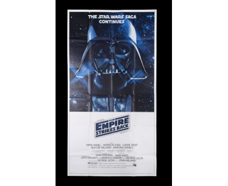 "The Star Wars Saga Continues". This US (Foreign) Three-Sheet was the first teaser poster issued for Irvin Kershner's "The Em