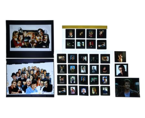 Two transparencies of Hollywood montage and 28 35mm slides of promotional photographs.Various Sizes, see Feref Glossary  here