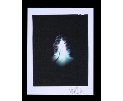 Six transparencies and 13 negatives of assorted elements of various poster concepts with a Feref Proof Print of one transpare