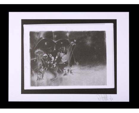One negative and a Feref Proof Print of poster concept featuring Roger Kastel's "Gone With the Wind" artwork.Unique Proof Pri