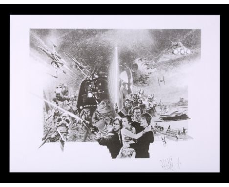 One negative and Feref Proof Print of poster concept featuring Michel Jouin artwork.Unique Proof Print created by Feref for t