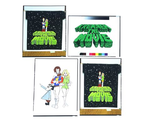 Four transparencies of assorted elements of the poster concept.Various Sizes, see Feref Glossary  hereAdditional Information: