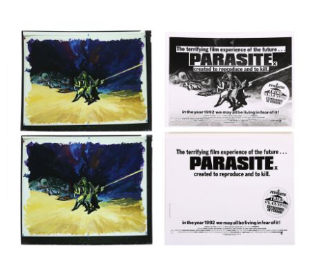 Two transparencies and two photographs of assorted elements of the poster concept.Various Sizes, see Feref Glossary  hereAddi