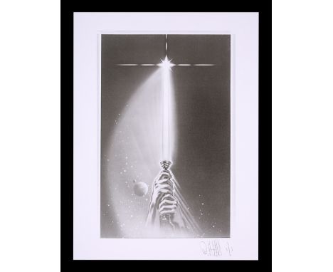 One negative and Feref Proof Print of poster concept featuring Tim Reamer artwork.Unique Proof Print created by Feref for the