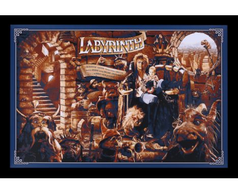 From New York Comic Con 2018 comes this sublime incredibly detailed limited edition print for "Labyrinth" (1986) by the artis