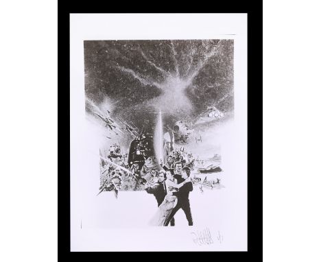 One negative and Feref Proof Print of poster concept featuring Michel Jouin artwork.Unique Proof Print created by Feref for t