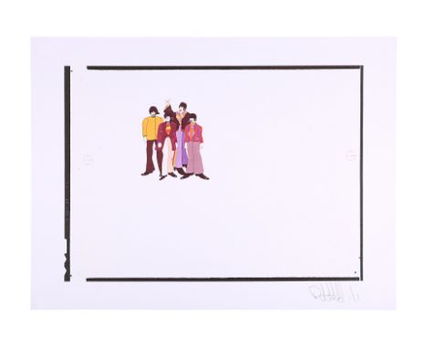 One transparency and Feref Proof Print of "Negative Space" poster concept. Unique Proof Print created by Feref for the purpos