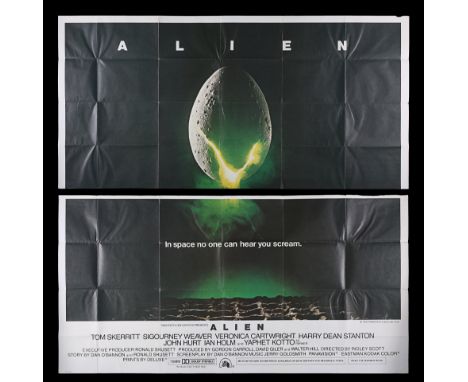 One of cinema's all time classic movies and most recognisable poster, Ridley Scott’s Oscar® winning deep space horror “Alien”