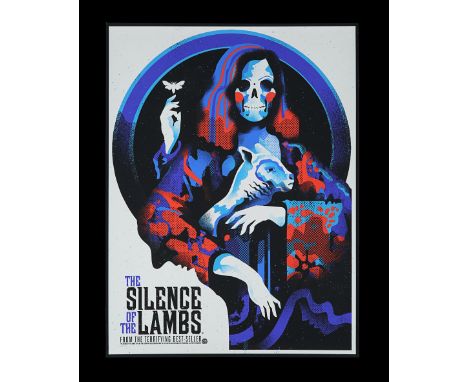 Printed by D &amp; L Screenprinting and issued by Mondo in 2013 this "The Silence of the Lambs" (1991) limited Edition print 