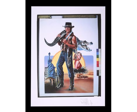 Four transparencies and six negatives of assorted elements of the poster concept with a Feref Proof Print of one transparency
