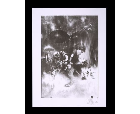 One negative and a Feref Proof Print of poster concept featuring Roger Kastel's "Gone With the Wind" artwork.Unique Proof Pri