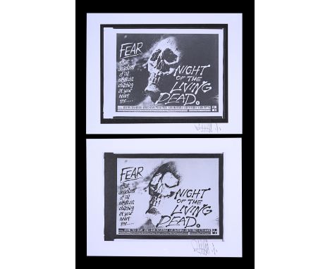 Two negatives and two Feref Proof Prints shown in positive and negative of the poster concept.Proof Prints produced on 350gsm