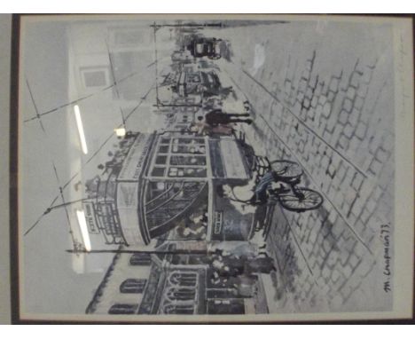 M Chapman print, signed in pencil