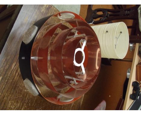 1970s lamp shade and one other