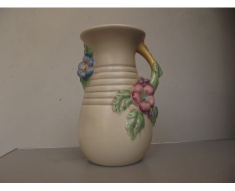 Clarice cliff handled vase