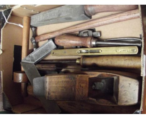 Box of vintage tools