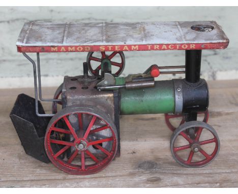 A Mamod steam traction engine.  