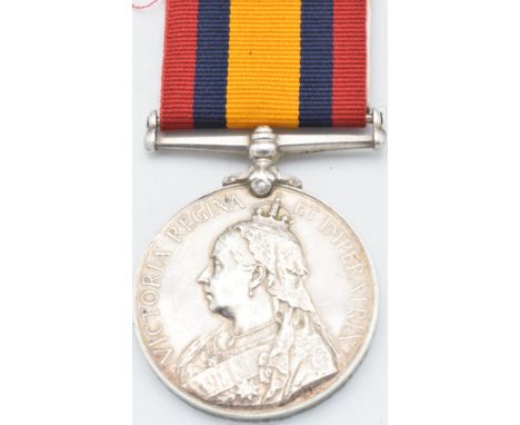 British Army Queen's South Africa Medal 1899 named to 4267 Private S R Edmunds Gloucestershire Regiment