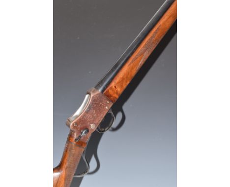 W W Greener Greener's GP 12 bore underlever shotgun with named locks, chequered grip and forend and 30 inch barrel choked ½, 