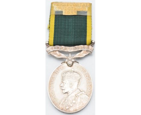 British Army Territorial Efficiency Medal (George VI) named to 7338811 Corporal G C Sutherland 4th Battalion Gordon Highlande