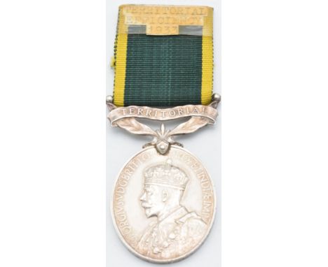 British Army Territorial Efficiency Medal (George VI) named to 7338811 Corporal G C Sutherland 4th Battalion Gordon Highlande