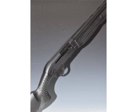 Hatsan Escort Magnum 12 bore 3-shot semi-automatic shotgun with ribbed semi-pistol grip and forend, vented rib, sling mounts,
