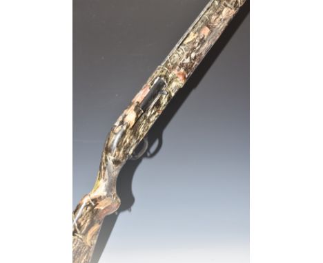 Hatsan Escort Magnum 12 bore 8-shot semi-automatic shotgun with chequered semi-pistol grip and forend, vented rib sling mount