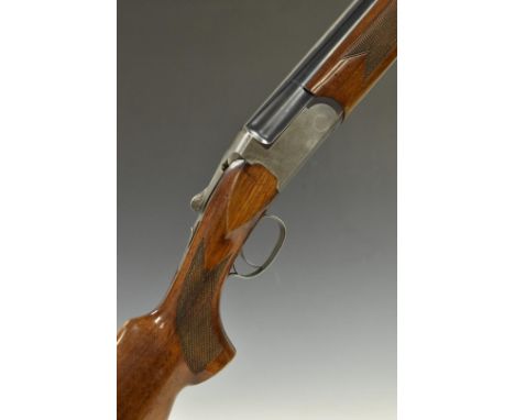 Sportarmi 12 bore over and under ejector shotgun with two sets of barrels, engraved locks, underside, top plate and thumb lev