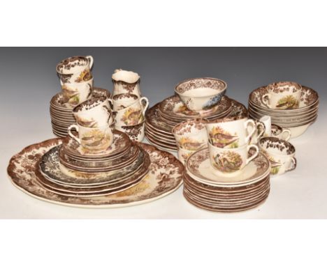 Royal Worcester dinner and tea ware decorated in 'Game Series' pattern