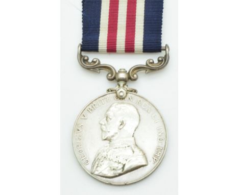British Army WW1 Military Medal award, named to 5712 Sgt J McCarthy, 10th Battalion King's Royal Rifle Corps, with copy paper